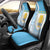 Uruguay Football Car Seat Cover Sky Blue Soccer - Road To Champion