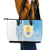 Uruguay Football Leather Tote Bag Sky Blue Soccer - Road To Champion