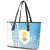 Uruguay Football Leather Tote Bag Sky Blue Soccer - Road To Champion