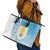 Uruguay Football Leather Tote Bag Sky Blue Soccer - Road To Champion