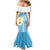 Uruguay Football Mermaid Dress Sky Blue Soccer - Road To Champion - Wonder Print Shop