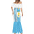 Uruguay Football Mermaid Dress Sky Blue Soccer - Road To Champion - Wonder Print Shop