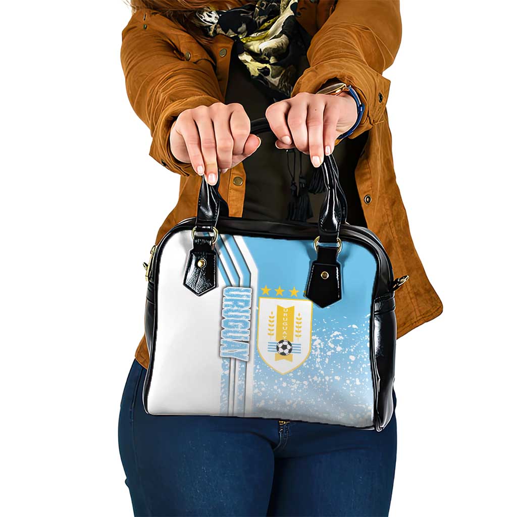 Uruguay Football Shoulder Handbag Sky Blue Soccer - Road To Champion - Wonder Print Shop