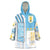 Uruguay Football Wearable Blanket Hoodie Sky Blue Soccer - Road To Champion - Wonder Print Shop