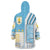 Uruguay Football Wearable Blanket Hoodie Sky Blue Soccer - Road To Champion - Wonder Print Shop