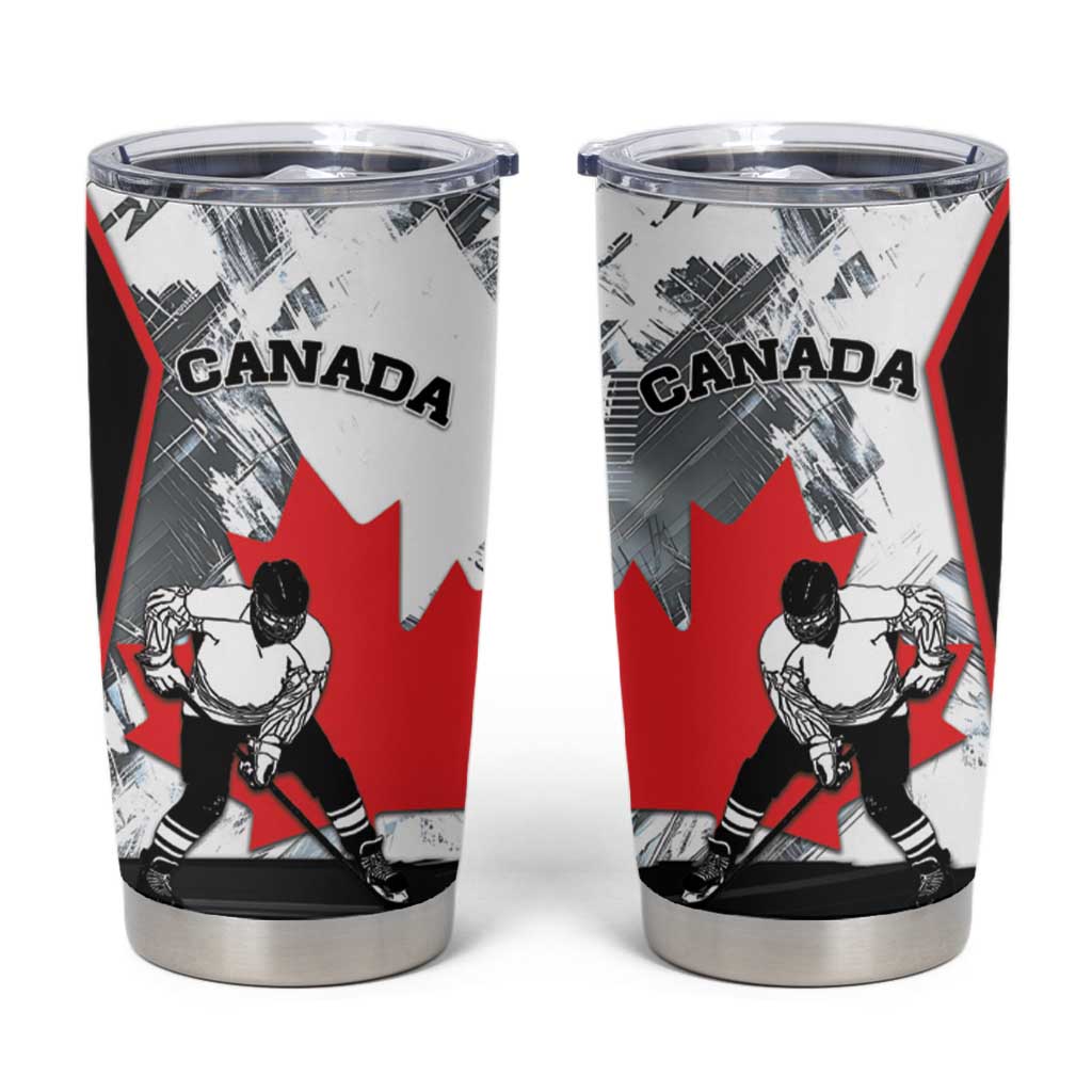 Canada Hockey Tumbler Cup Maple Leaf Sport Style