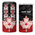 Personalised Canada Maple Leaf 4 in 1 Can Cooler Tumbler Haida Totem Inspired Art