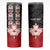 Personalised Canada Maple Leaf Skinny Tumbler Haida Totem Inspired Art