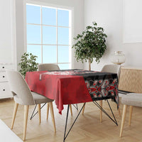 Canada Maple Leaf Tablecloth Haida Totem Inspired Art