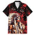 Native American MMIW Family Matching Long Sleeve Bodycon Dress and Hawaiian Shirt Red Indian Women With Red Handprint