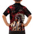 Native American MMIW Family Matching Puletasi and Hawaiian Shirt Red Indian Women With Red Handprint