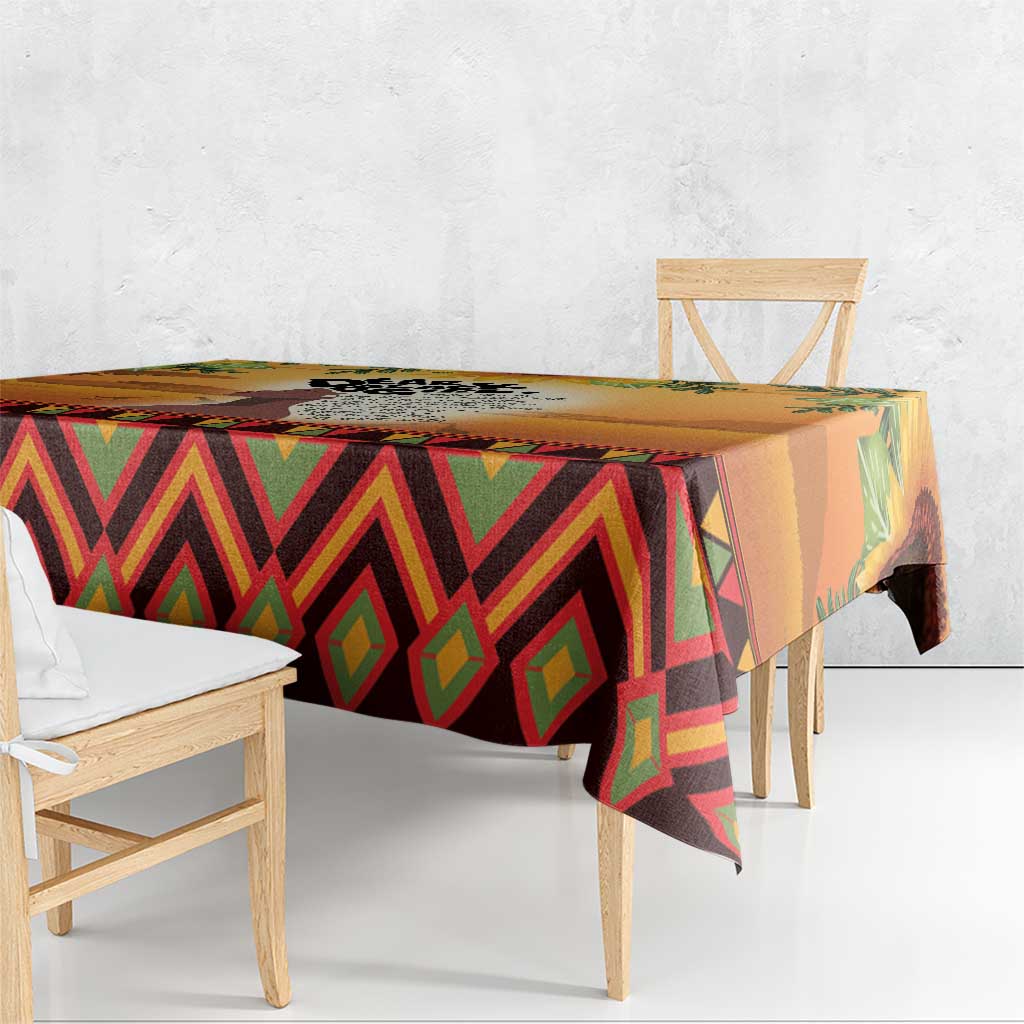 Dear Black Girl Tablecloth African Black Women Pride