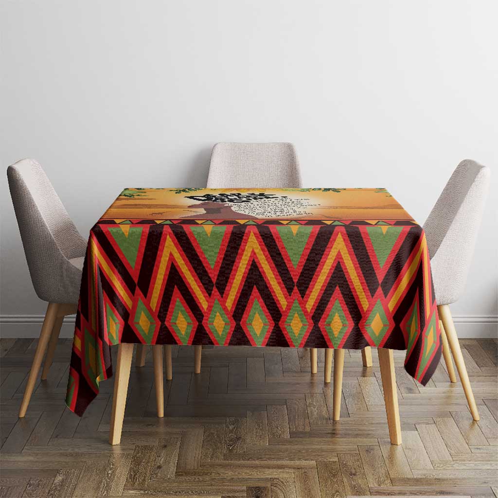 Dear Black Girl Tablecloth African Black Women Pride