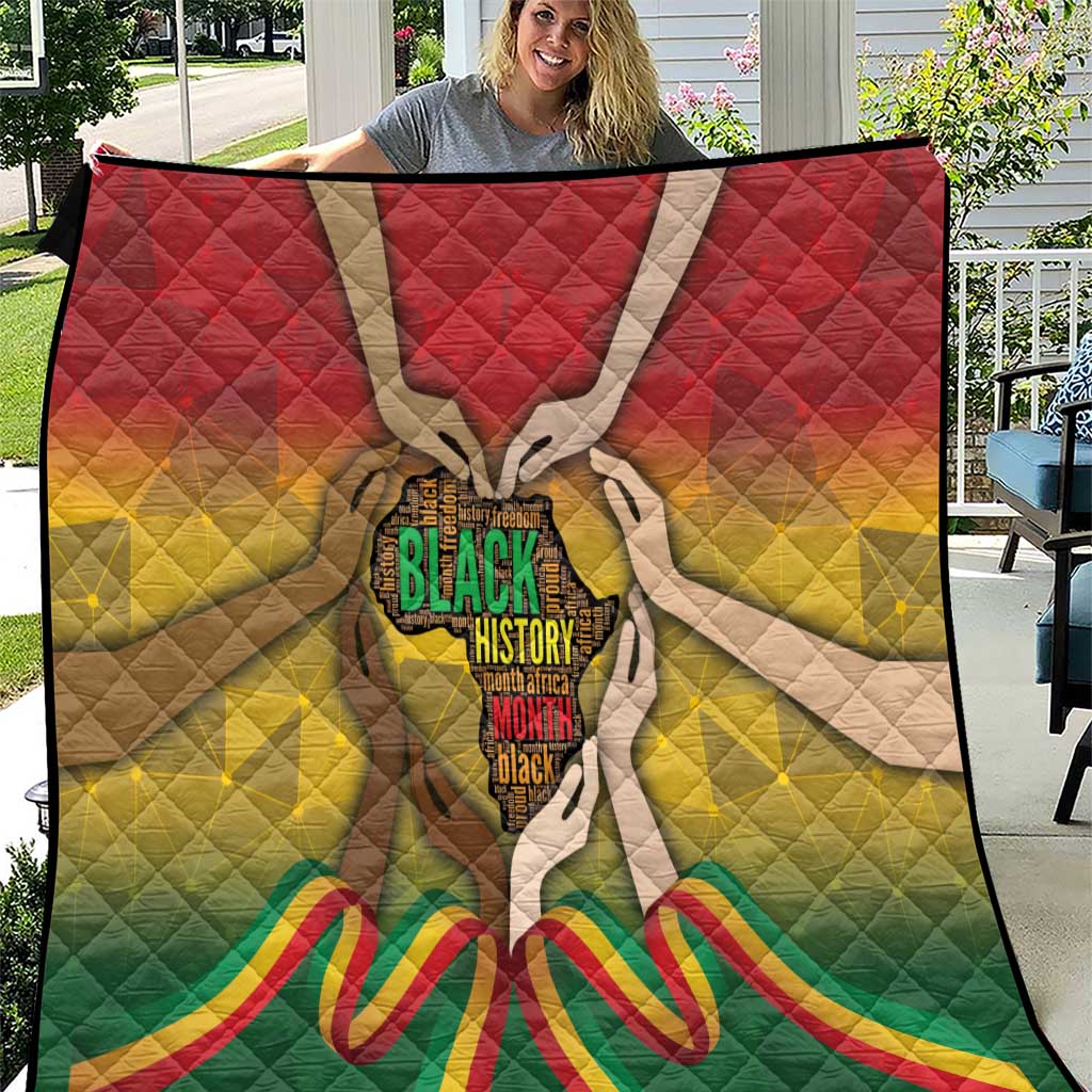 Black History Month Quilt Africa I Am Black