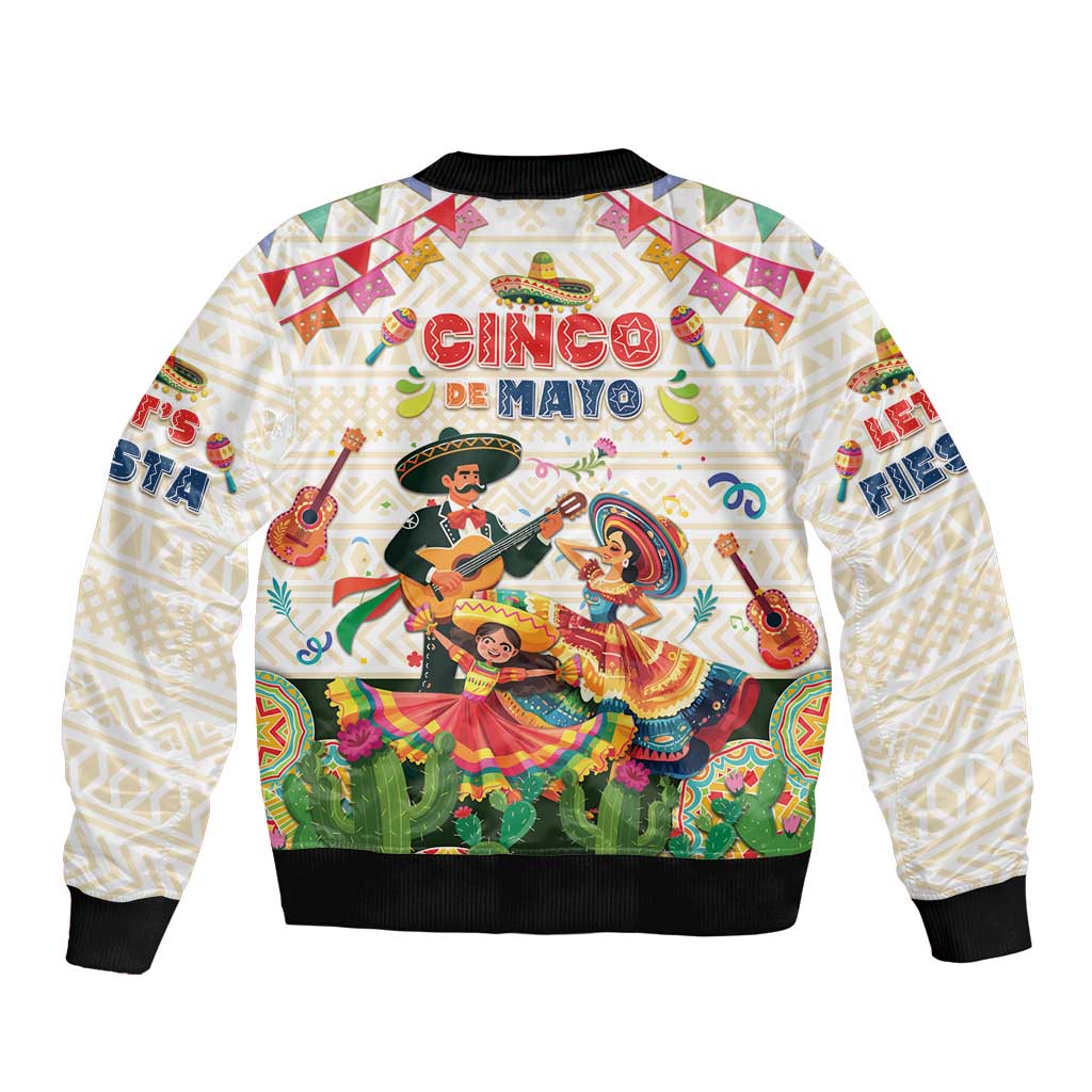 Mexico Cinco De Mayo Bomber Jacket Dancing Mexican