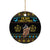 Cowboy Merry Christmas Ceramic Ornament DT04 - Wonder Print Shop