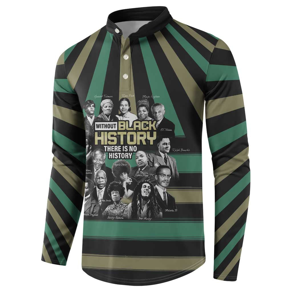 Without Black History There Is No History Button Sweatshirt African Hub