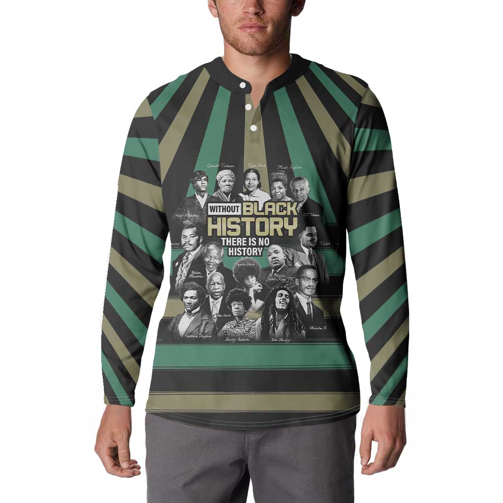 Without Black History There Is No History Button Sweatshirt African Hub