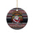 Hockey Checking It Once Checking It Twice Ceramic Ornament Santa Playing Ice Hockey Christmas DT04 - Wonder Print Shop