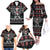 Live To Ride Motorbike Skeleton Family Matching Off The Shoulder Long Sleeve Dress and Hawaiian Shirt Biker Skull Christmas DT04 - Wonder Print Shop