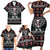 Live To Ride Motorbike Skeleton Family Matching Short Sleeve Bodycon Dress and Hawaiian Shirt Biker Skull Christmas DT04 - Wonder Print Shop