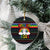 LGBT Not Today Jesus Ceramic Ornament Rainbow Christmas DT04 - Wonder Print Shop