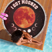 Blood Moon 2025 Beach Blanket Total Lunar Eclipse