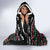 Llama Funny Hooded Blanket Llama Christmas