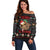 Merry Slothmas Off Shoulder Sweater Cute Sloth Christmas DT04 - Wonder Print Shop