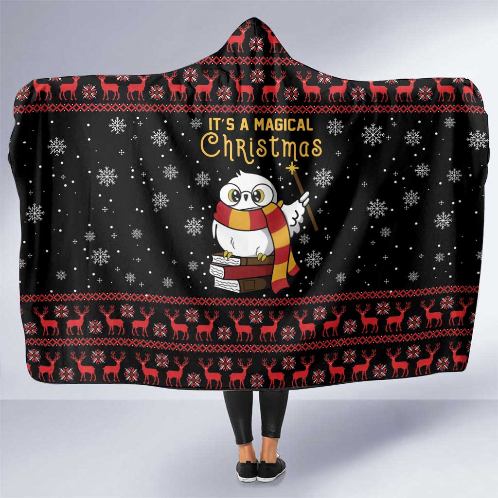 Magical Christmas Hooded Blanket Owl Book Xmas