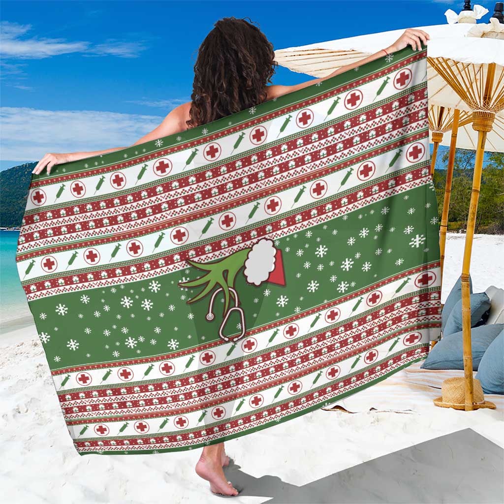 Nurse Sarong Nurse Grinch Christmas