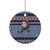 Santa Hockey Best Pucking Christmas Ceramic Ornament DT04 - Wonder Print Shop