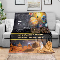 Ancient African Achievements Blanket Egyptian Pyramids Galaxy