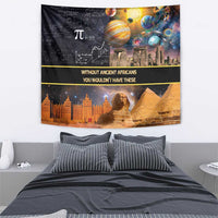 Ancient African Achievements Tapestry Egyptian Pyramids Galaxy