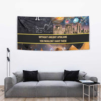 Ancient African Achievements Tapestry Egyptian Pyramids Galaxy