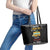 Drive School Bus All Day Leather Tote Bag Watch Hallmark Christmas Movies All Night DT04 - Wonder Print Shop