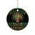 Sloth Team Christmas Holiday Ceramic Ornament Sloth Hiking Team DT04 - Wonder Print Shop