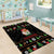 Merry Christmas Hamster Be Jolly Area Rug DT04 - Wonder Print Shop