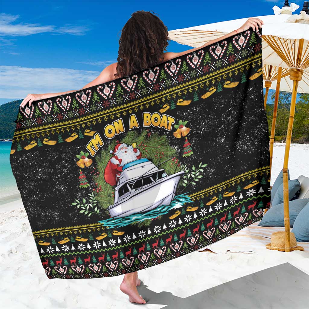 Santa On A Boat Sarong Christmas Gifts