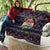 Santa Claus On Mountain Bike Quilt Christmas Gifts DT04 - Wonder Print Shop