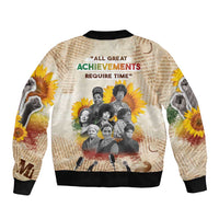 African Bomber Jacket Civil Rights Female Leaders Sunflower