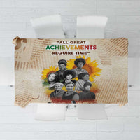 African Tablecloth Civil Rights Female Leaders Sunflower