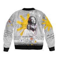 Coretta Scott King Bomber Jacket Honoring The Legacy Hand Draw Style