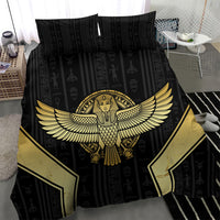 Egypt BA Bedding Set Winged Pharaoh Hieroglyphic Patterns