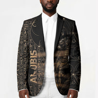Personalized Egyptian God Anubis Blazer Jackal Headed Deity Ancient Egypt Mythology Gilded