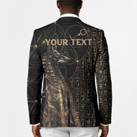 Personalized Egyptian God Anubis Blazer Jackal Headed Deity Ancient Egypt Mythology Gilded