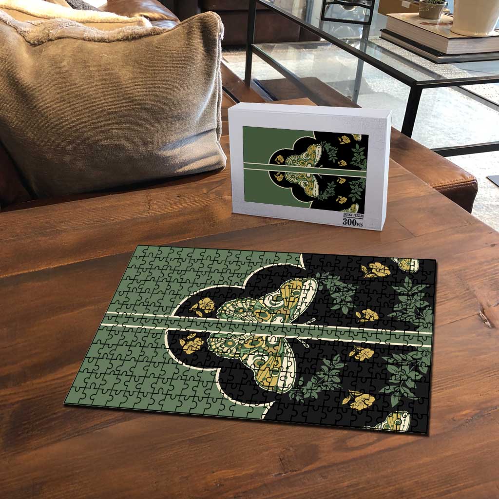 Retro Butterfly Puzzle Western Yoke Style - Wonder Print Shop