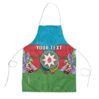 Personalized Azerbaijan Apron Khari Bulbul Buta Pattern Emblem Flame