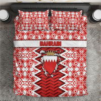 Bahrain Bedding Set Royal Coat Of Arms And Map Islamic Pattern