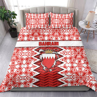 Bahrain Bedding Set Royal Coat Of Arms And Map Islamic Pattern